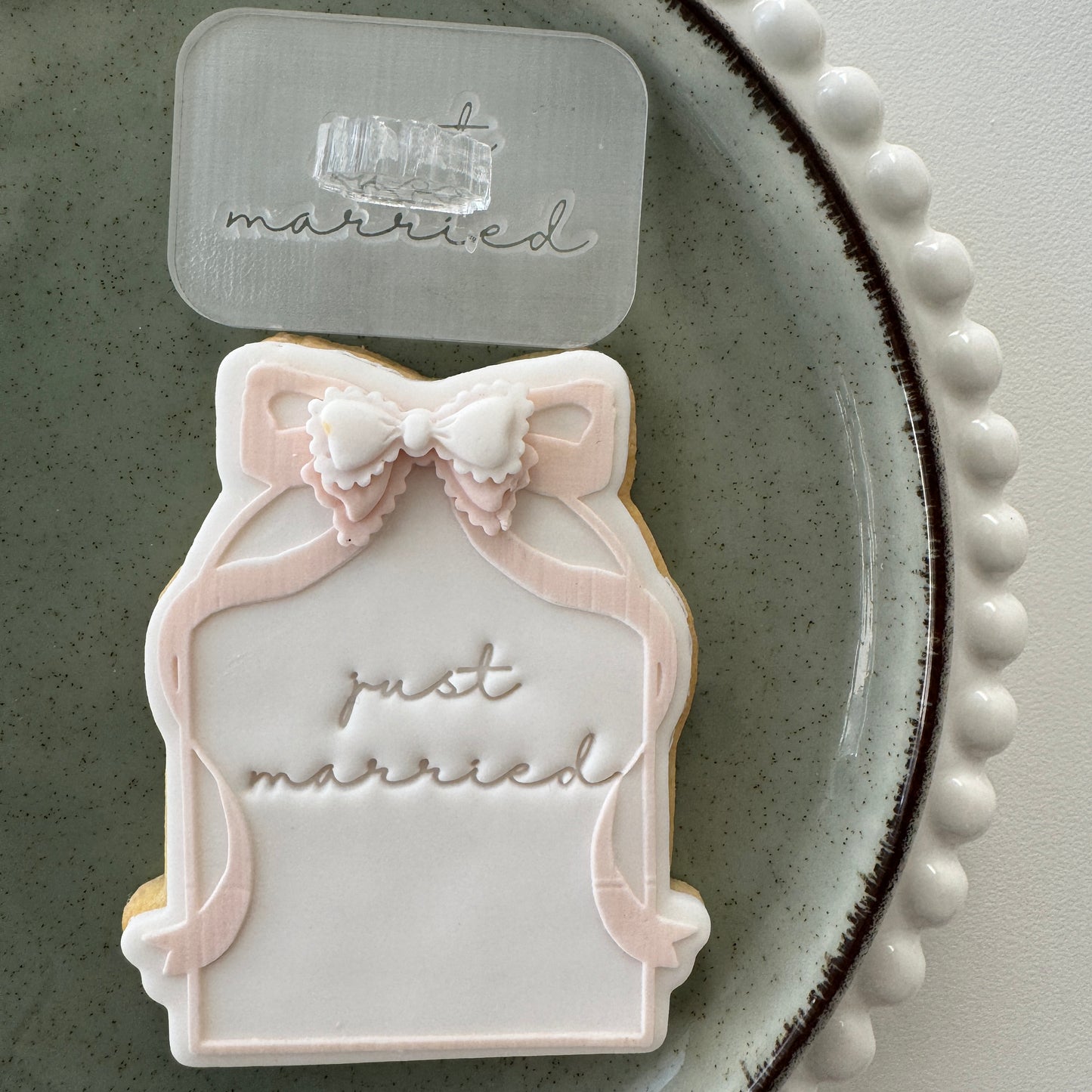 Just Married Impression Stamp