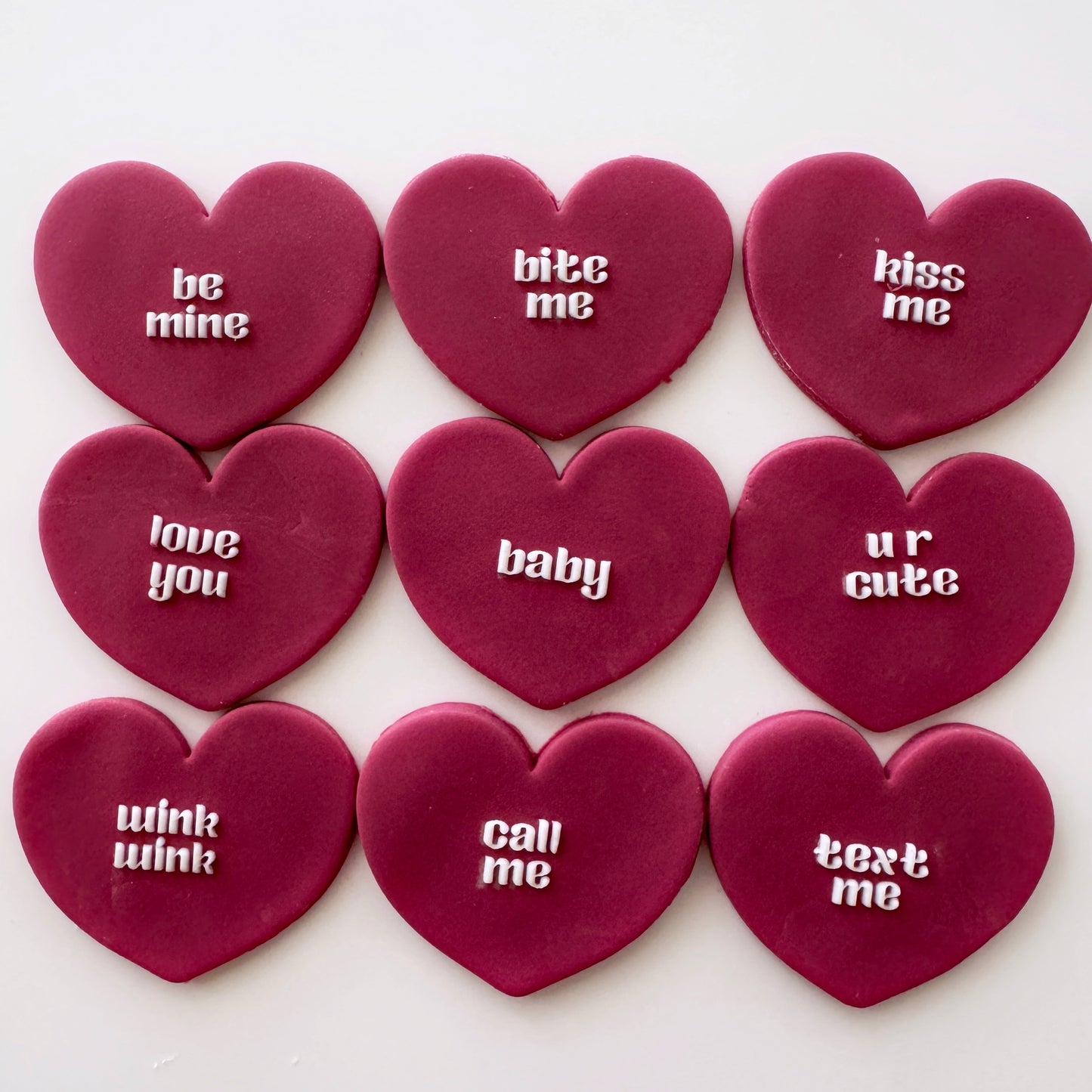 Valentines Love Notes Cookie Plate & Cutter