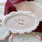 Lace Oval Border Cookie Stamp & Cutter