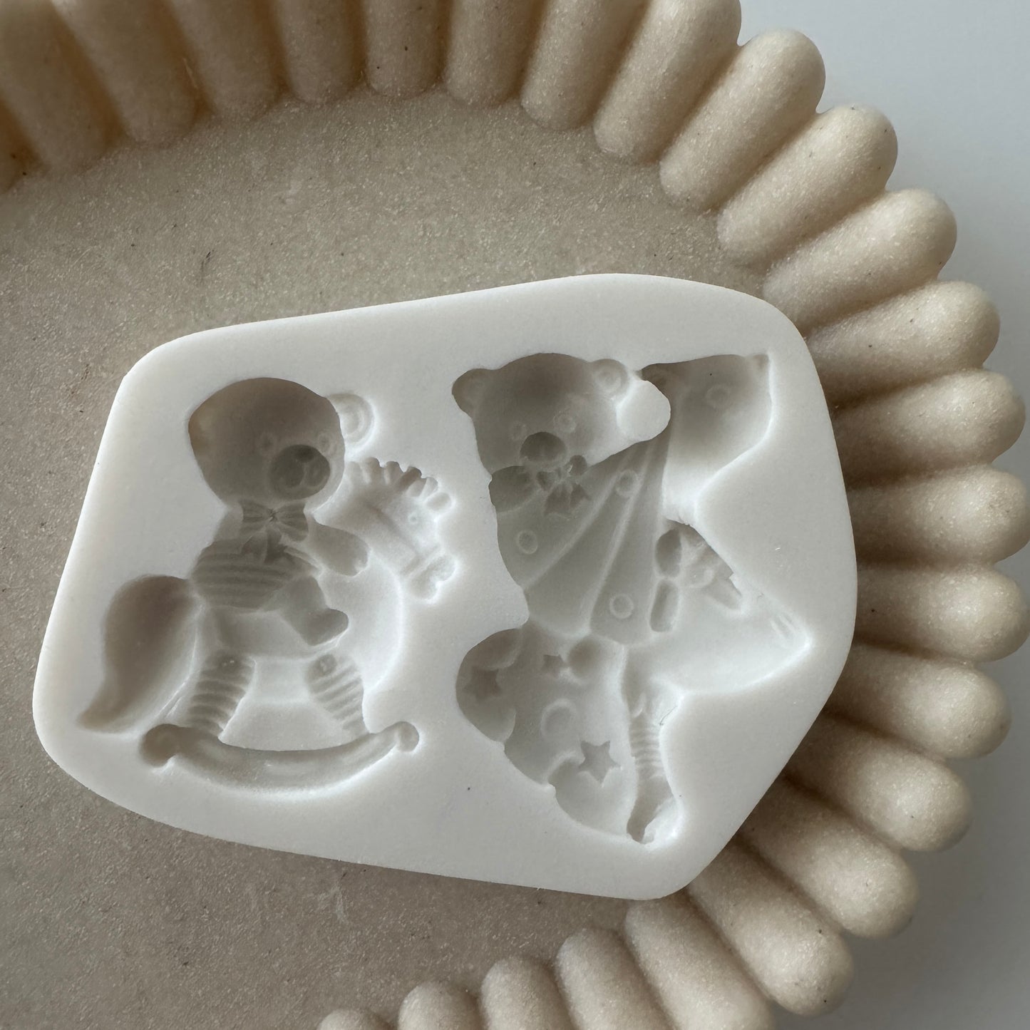 Baby Rocking horse & Stork Silicone Mould