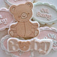 Linen Baby Cookie Stamp & Cutter