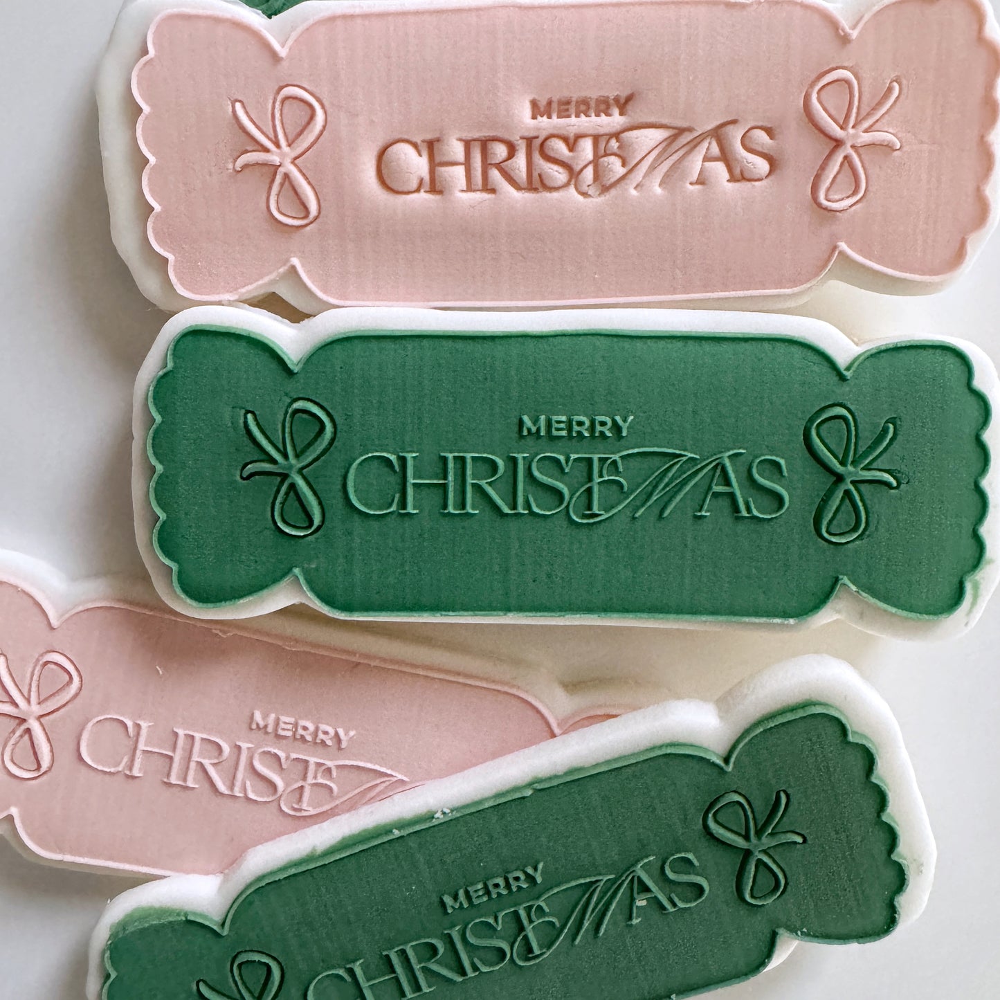 Modern Merry Christmas Impression Stamp