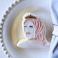 Covered Bride Cookie Stamp and Cutter