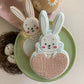 Bunny With Textured Heart Cookie Stamp and Cutter