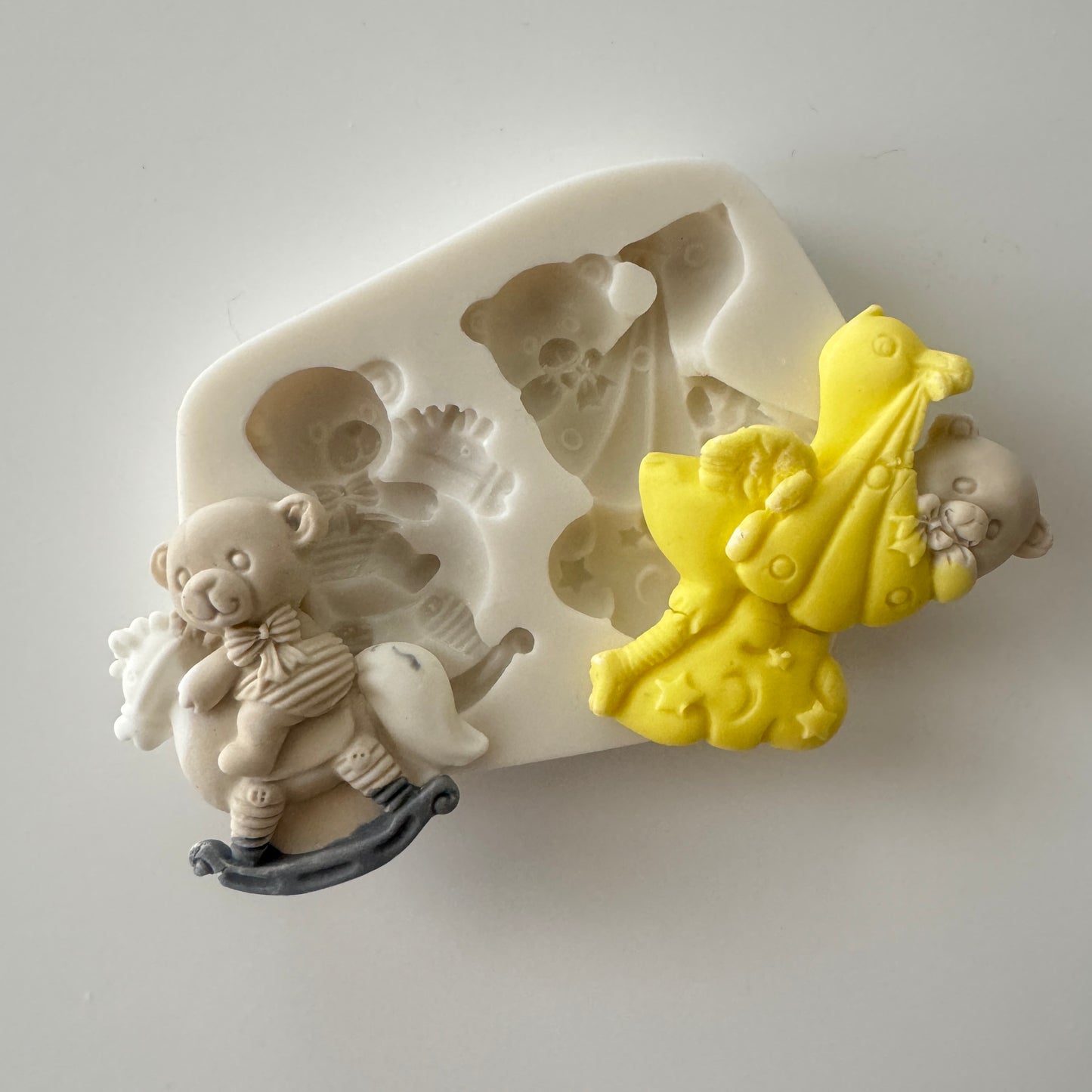 Baby Rocking horse & Stork Silicone Mould