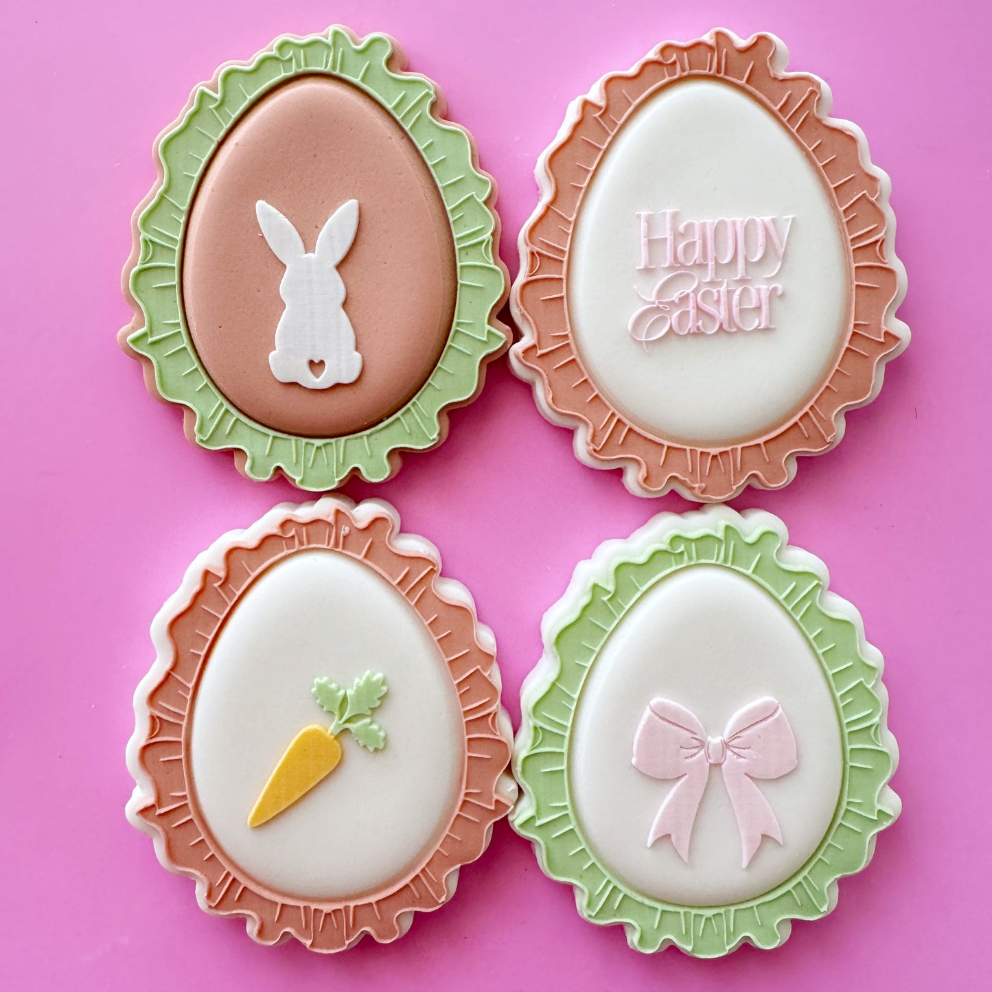 Mini Easter Silhouettes Cookie Stamp