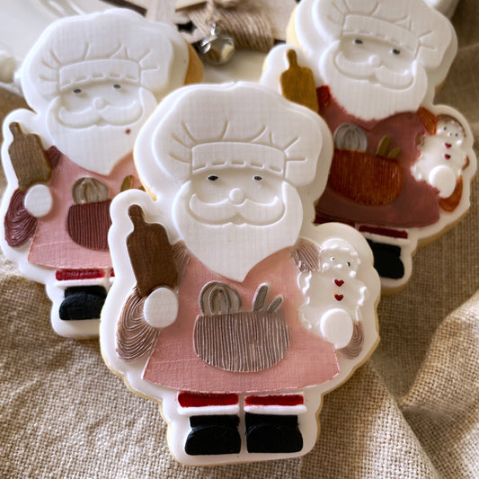 Standard Baking Santa Cookie Stamp & Cutter