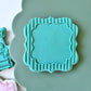 Carousel Striped Frame Cookie Stamp & Cutter