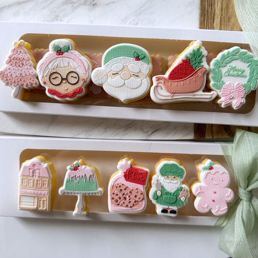 BUNDLE - 5cm Christmas Mini Cookie Plates & Cutters