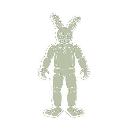 Spring Bonnie Cookie Stamp & Cutter