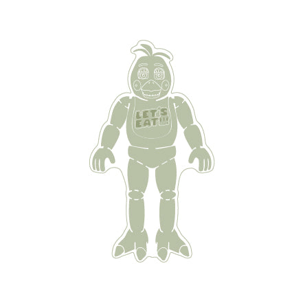 Chica Full Body Cookie Stamp & Cutter