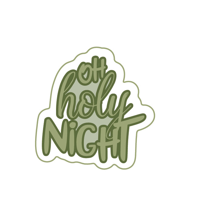 Petite oh holy night Cookie Stamp & Cutter