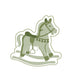 Petite Rocking Horse Cookie Stamp & Cutter