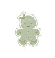 Petite Gingerbread Man Cookie Stamp & Cutter