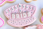 Large Glam Bride Hat Cookie Stamp & Cutter