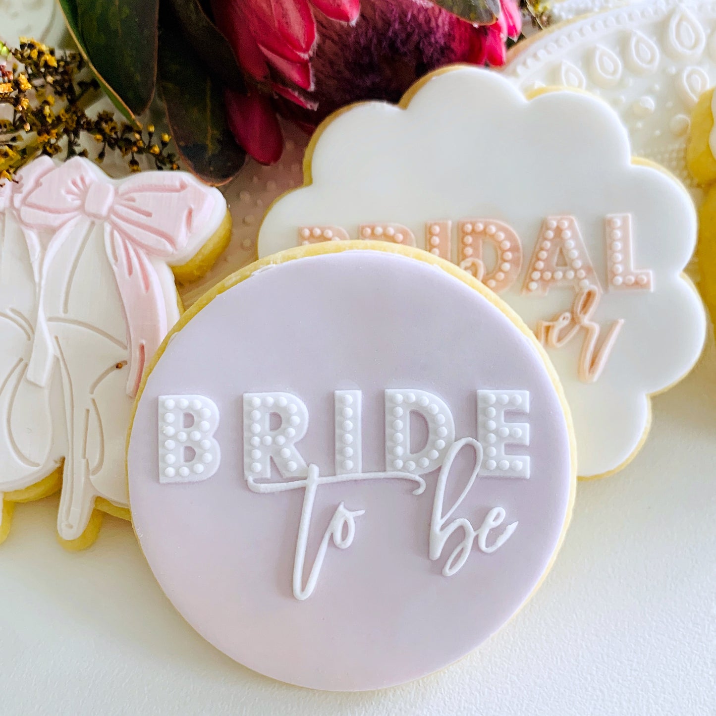 Small Glam Bride To Be Cookie Stamp