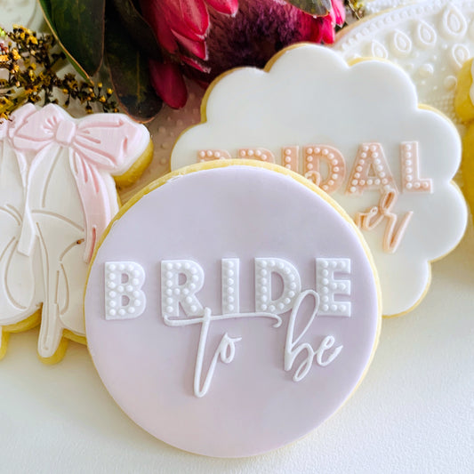 Small Glam Bride To Be Cookie Stamp