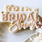 10cm Bridal Shower Cookie Stamp & Cutter