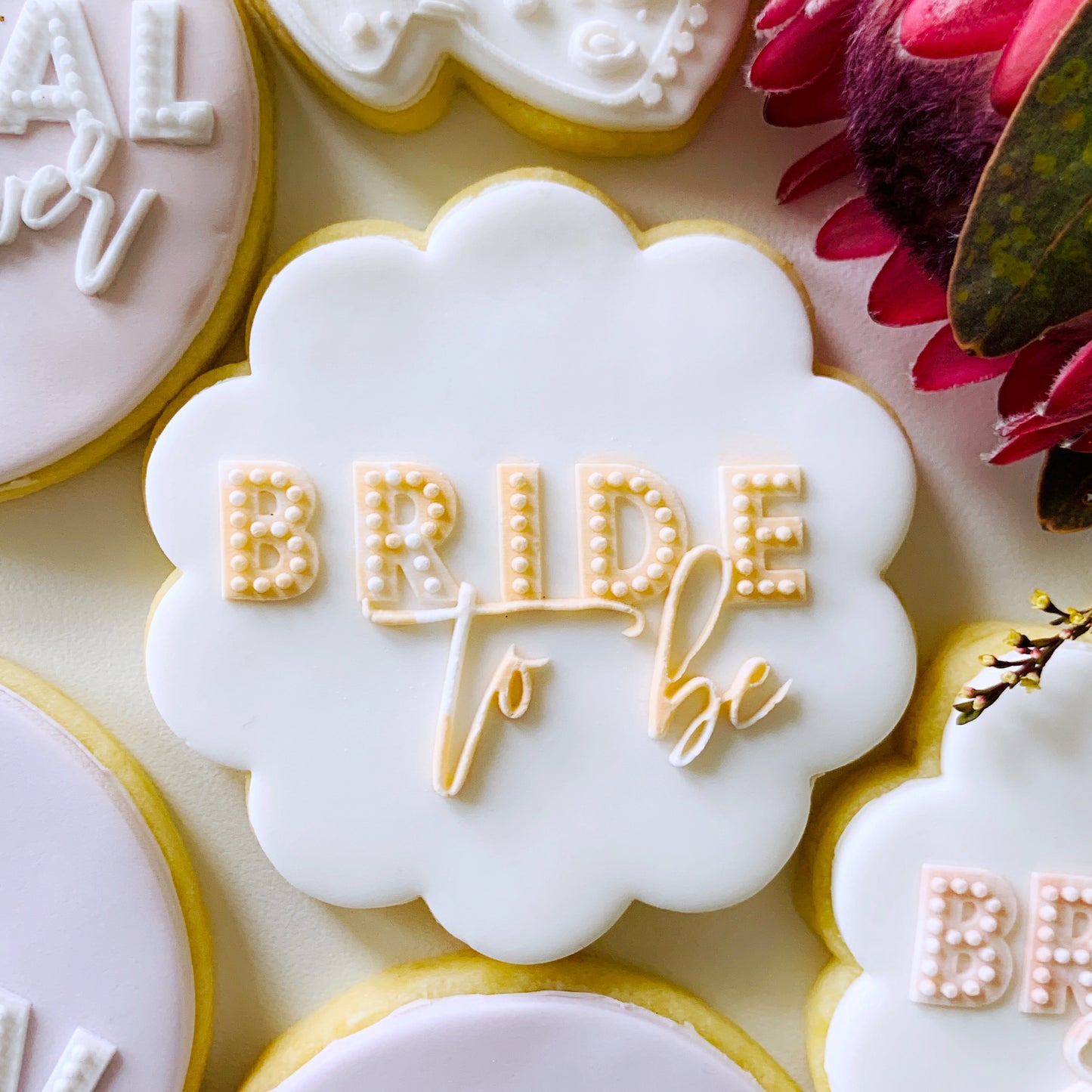 Small Glam Bride To Be Cookie Stamp