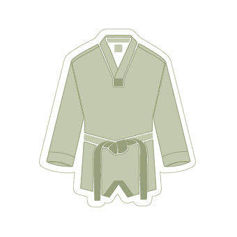 Taekwondo Jacket Cookie Stamp & Cutter