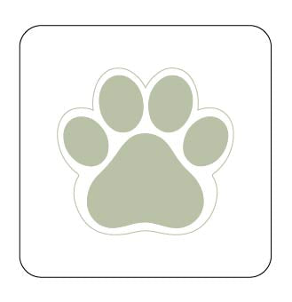 Paw Cookie Stamp & Cutter