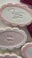 Lace Oval Border Cookie Stamp & Cutter