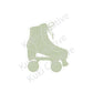 Roller Skates Cookie Stamp & Cutter