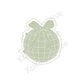 Disco Ball with Bow Cookie Stamp & Cutter