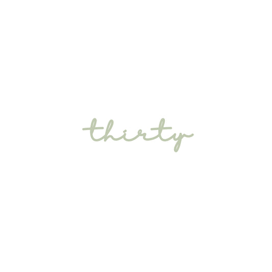 Thirty Cookie Stamp