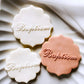 Baptism Cookie Debosser Stamp