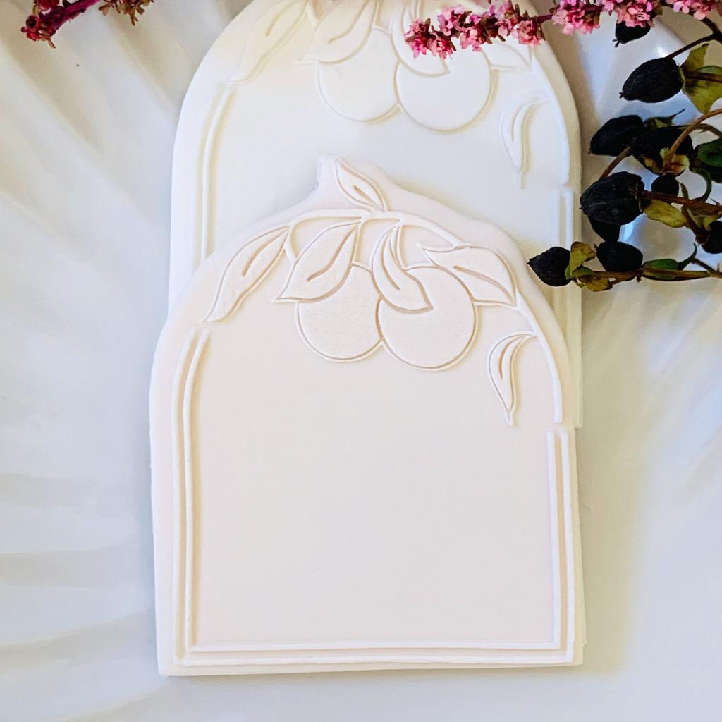 Fruit Vine Arch Cookie Stamp & Cutter