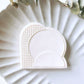 Plain Arch Circle Cookie Stamp & Cutter