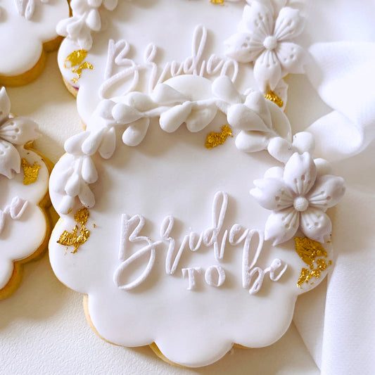 Small Bride To Be Cookie Stamp