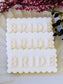 Glam Bride Cookie Stamp