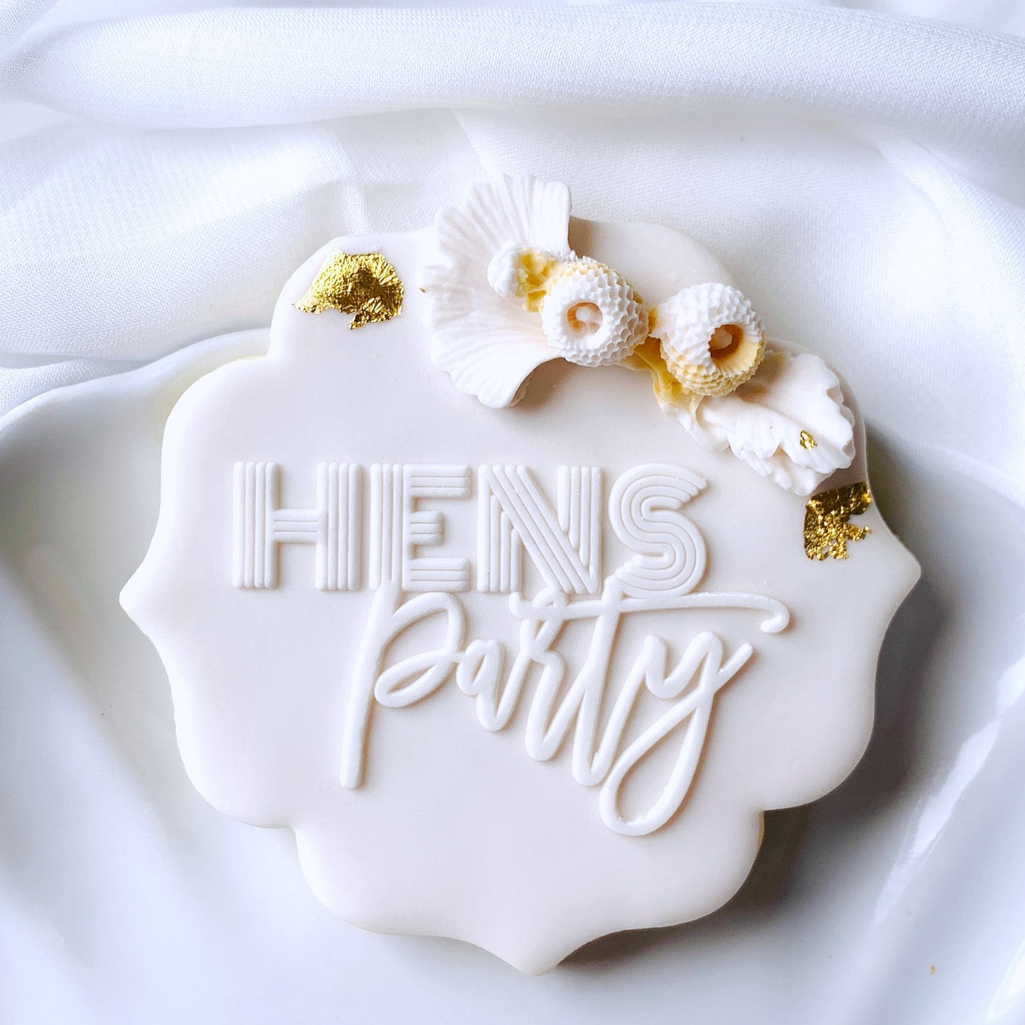 Small Hens Party Cookie Stamp