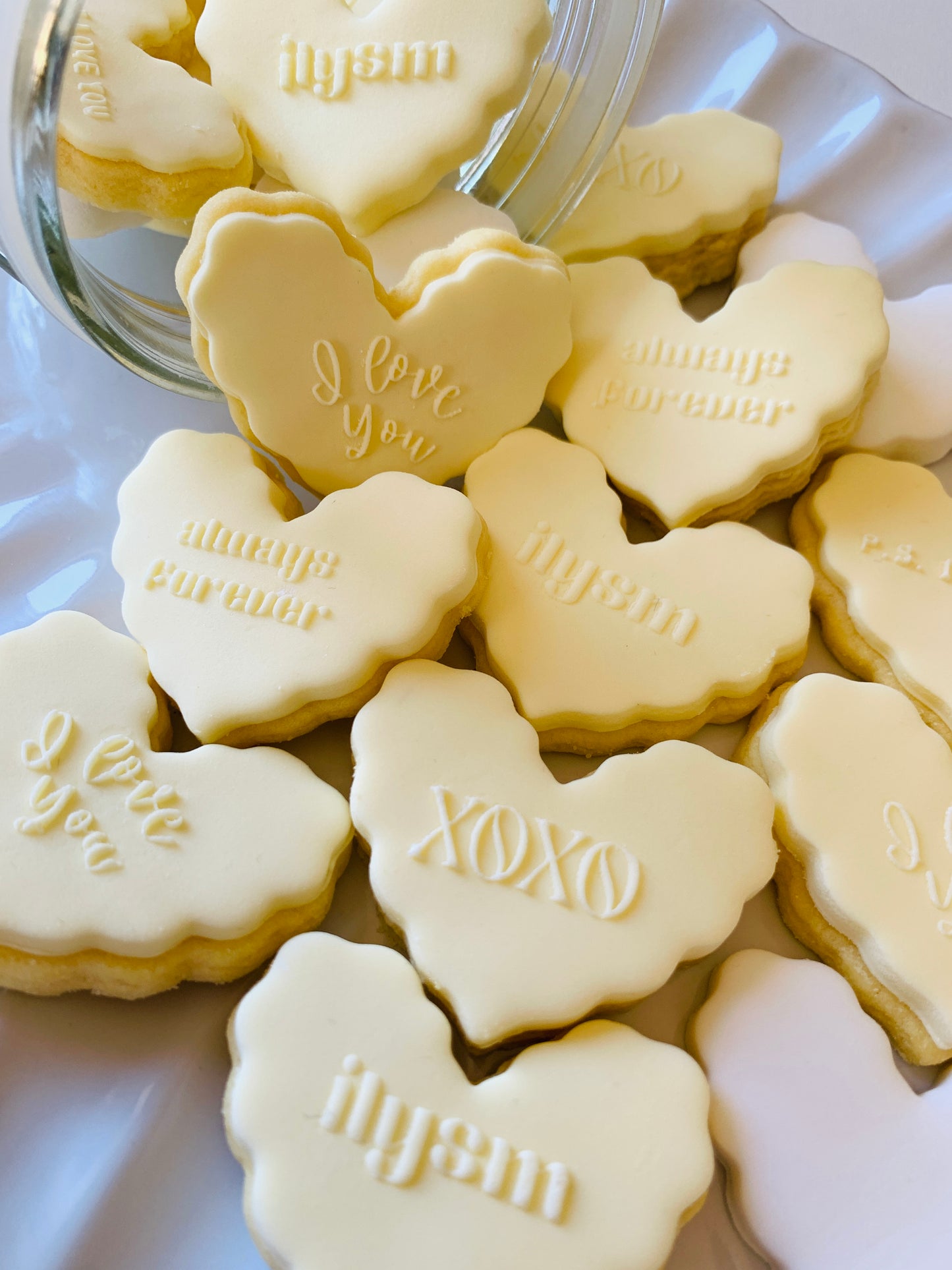 Mini Love Notes Cookie Stamp & Cutter set