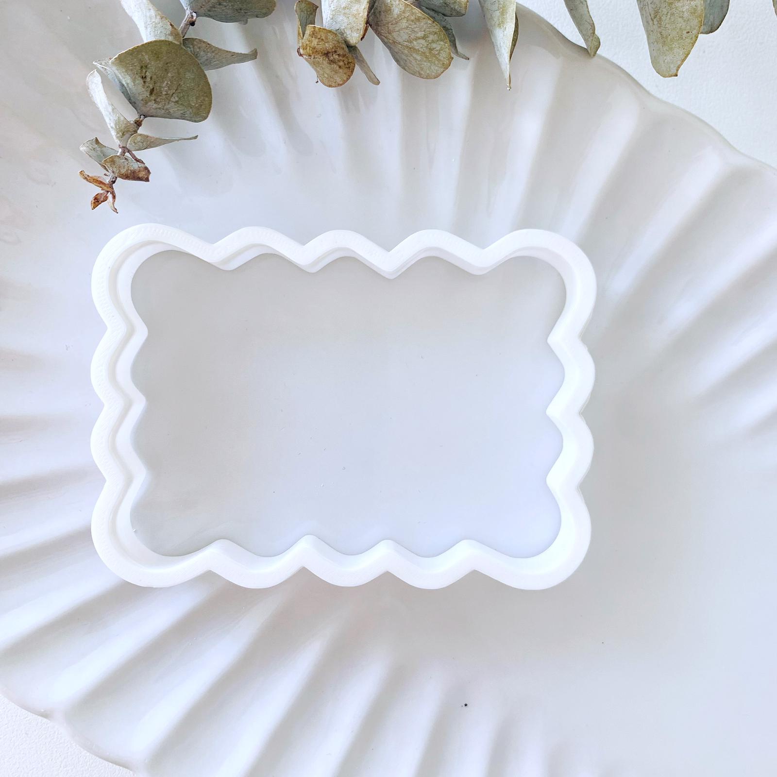 Rectangle Wave Cookie Cutter (7.5cm x 11cm) – Kuki Creative Pty Ltd