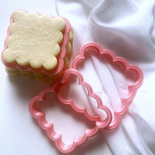 9cm Biscuit sqaure Cookie Cutter