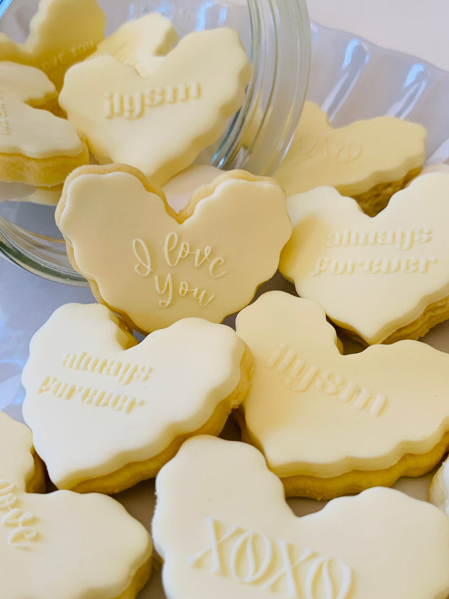 Mini Love Notes Cookie Stamp & Cutter set