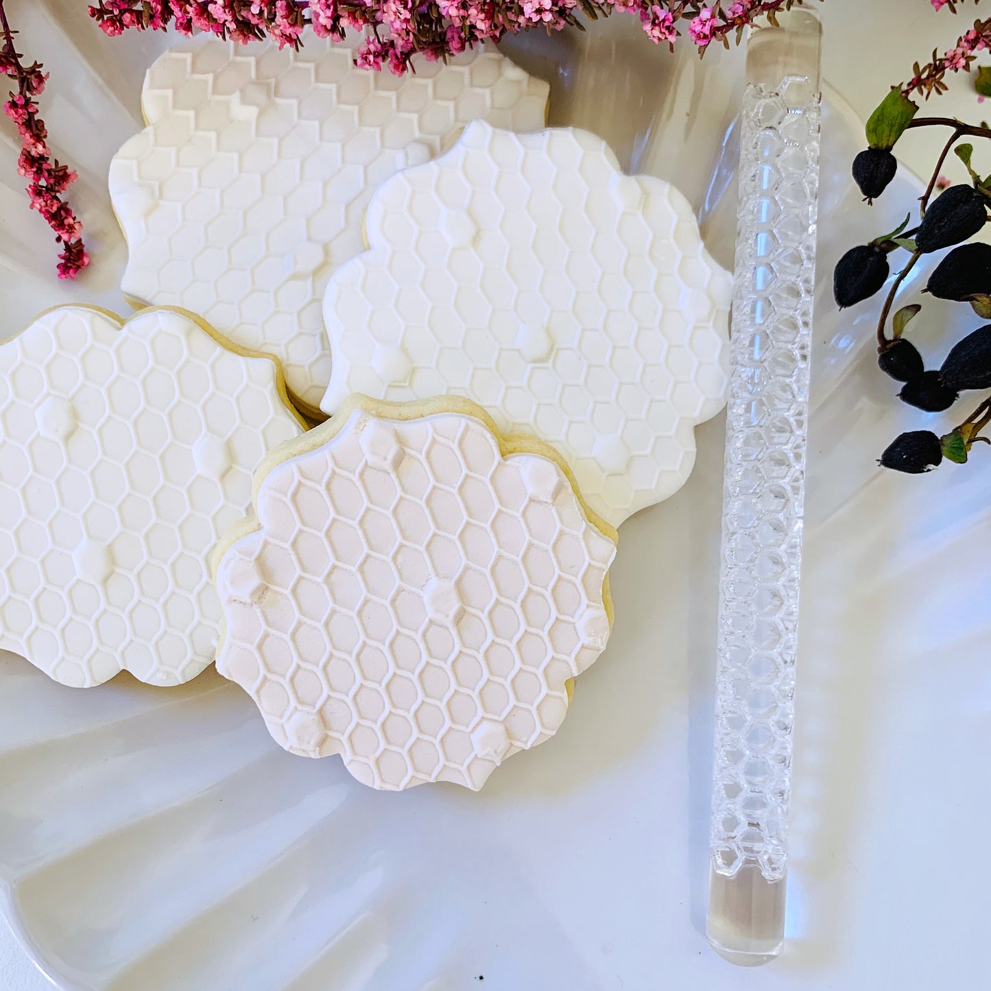 Honeycomb Pattern Acrylic Rolling Pins