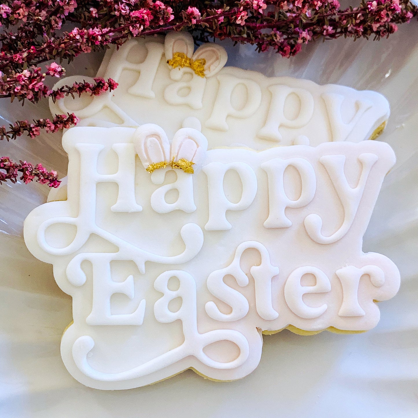 Happy Easter Cookie Stamp and Cutter
