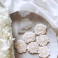 Mini Daisy & Rose Flower Cookie Stamp & Cutter Set